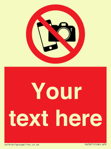 Custom No filming or photography